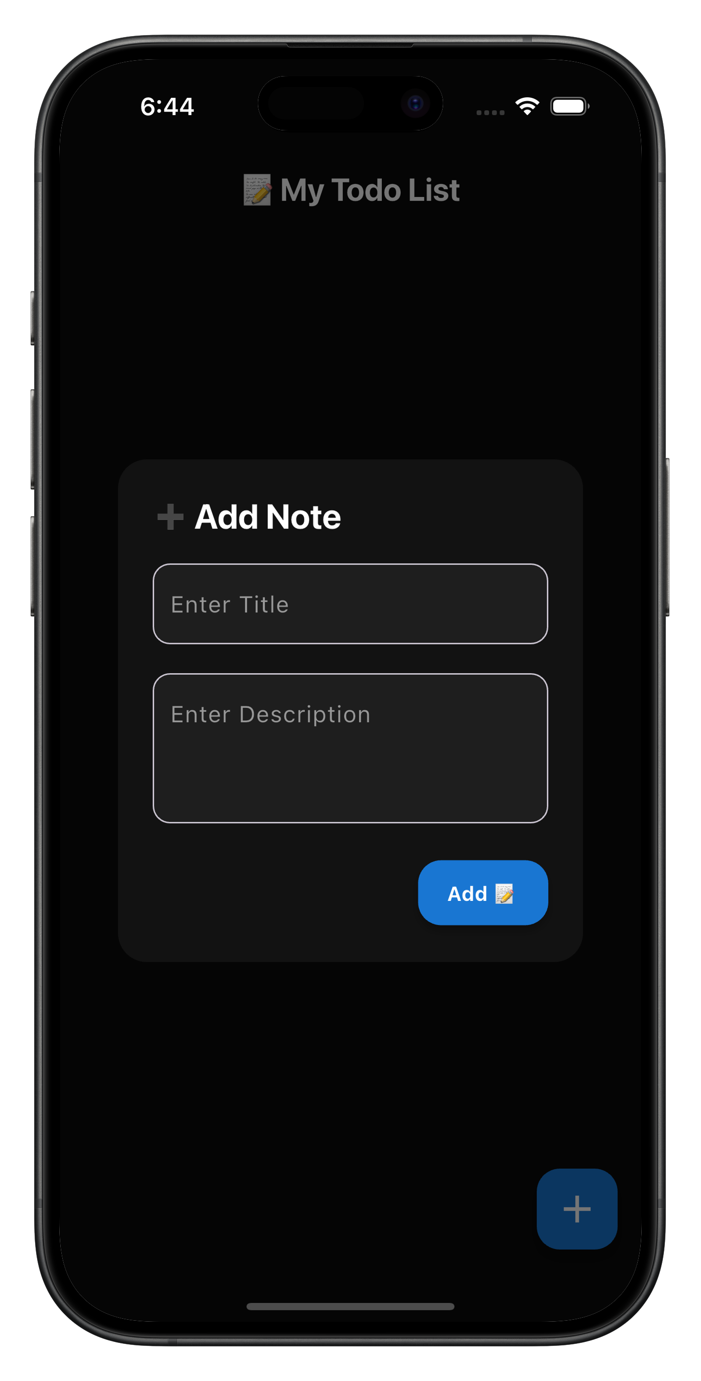 TODO List Detail
